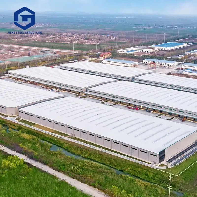 Modern Prefabricated Steel Structure Warehouse With Welded Frame Custom Made Solutions 3D Model Design 