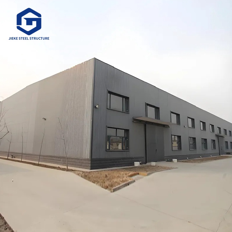 Prefabricated Metal Frame Industrial Production Hall Large Span Prefab Steel Structure Warehouse Building