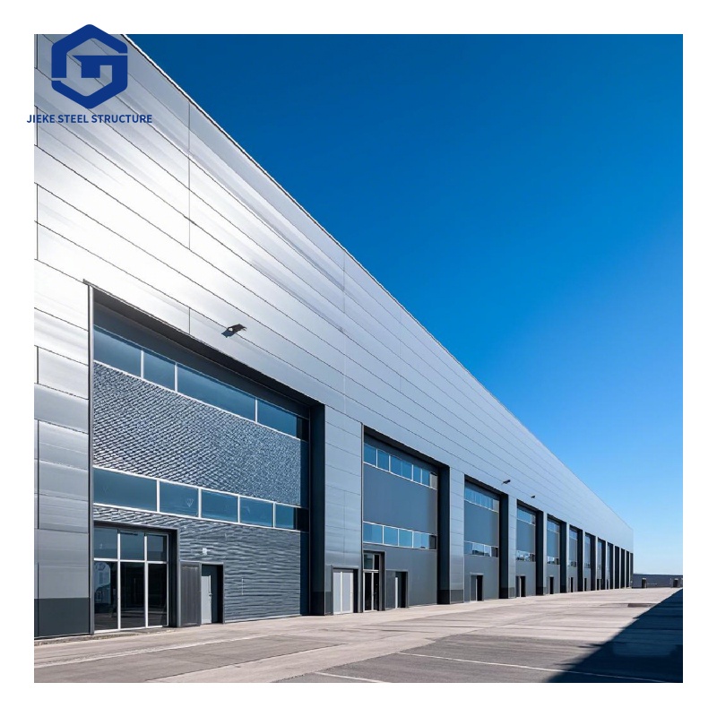 Modern Prefab Steel Frame Building Commercial Steel Structure for Shopping Malls Warehouses Commercial Buildings