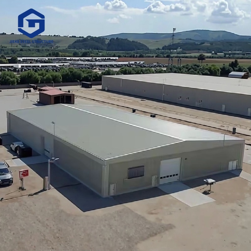 Modern Prefab Steel Frame Building Commercial Steel Structure for Shopping Malls Warehouses Commercial Buildings