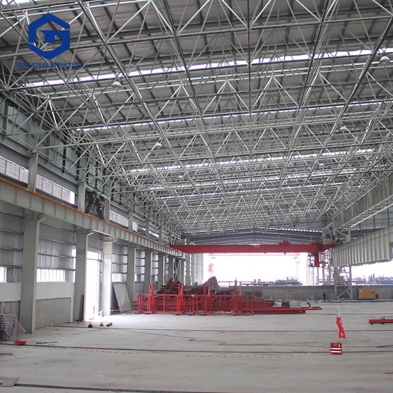 1000 Square Meter Prefabricated Ready Made Steel Structure Workshop Building For Food Factory