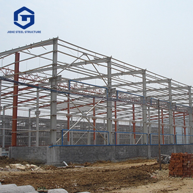 1000 Square Meter Prefabricated Ready Made Steel Structure Workshop Building For Food Factory