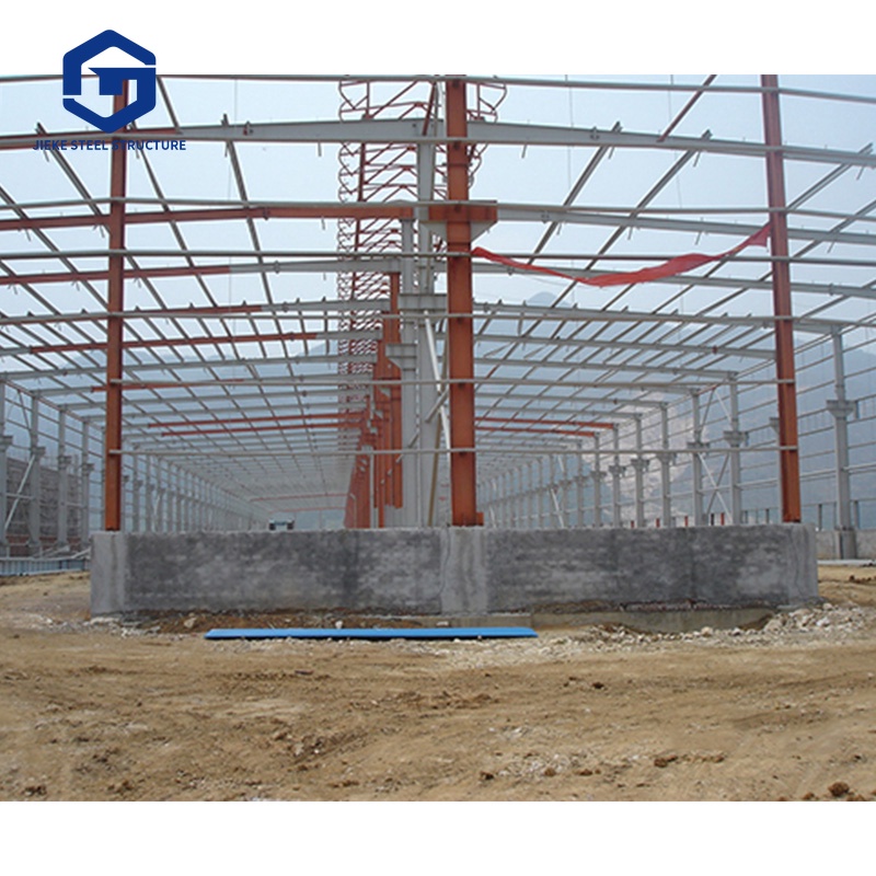 1000 Square Meter Prefabricated Ready Made Steel Structure Workshop Building For Food Factory