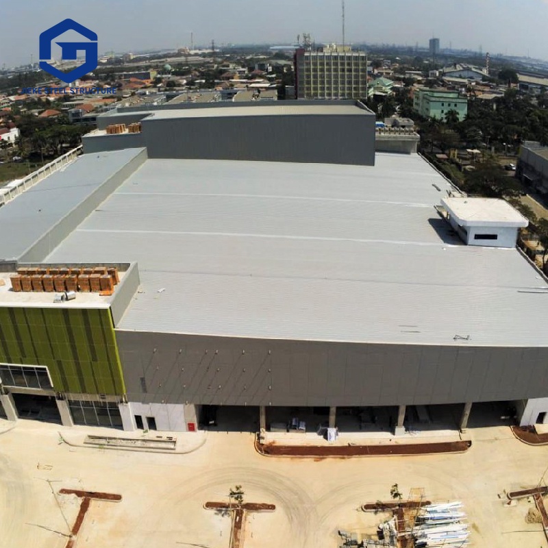 Prefabricated Steel Structure Building Low Cost Steel Frame Warehouse Multi-layer Steel Construction