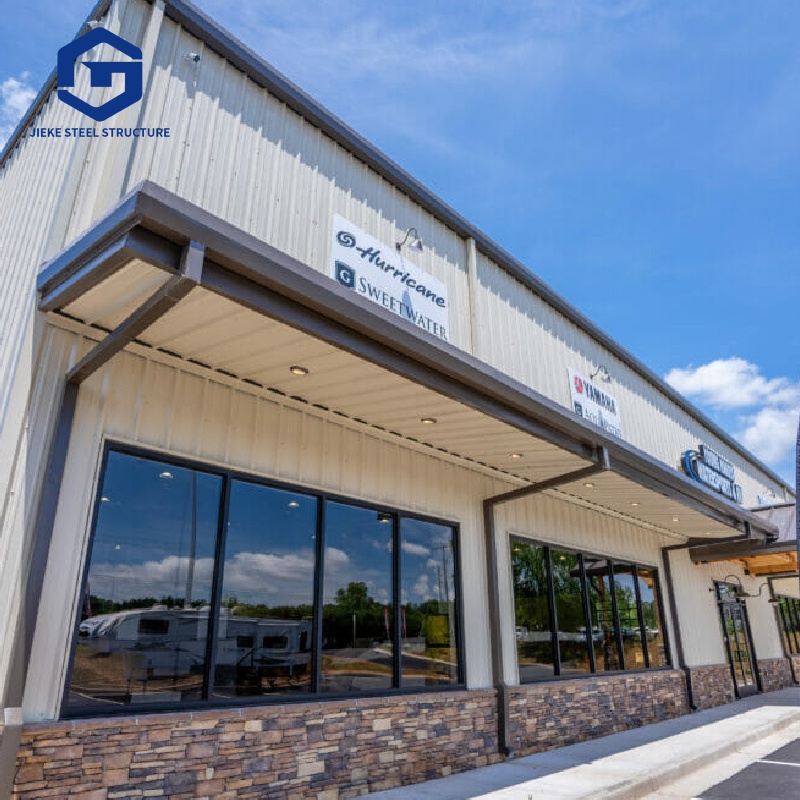 Modern Design Steel Structure Commercial Building Multi-Layer Prefabricated Office with Free Design