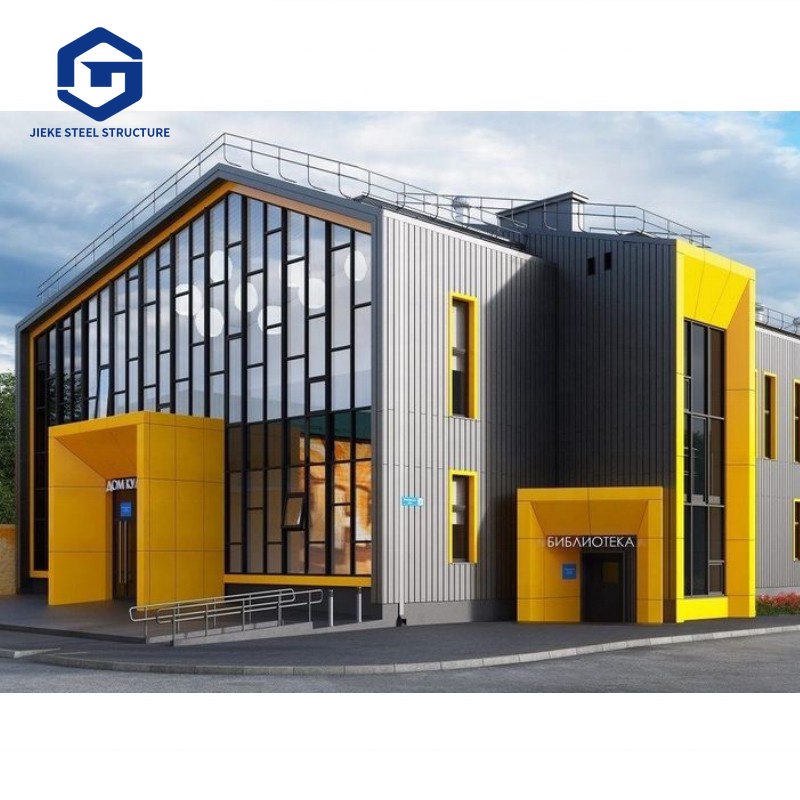 Prefabricated multi-layer steel structures are suitable for commercial and residential use.