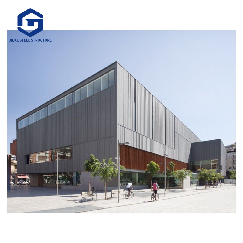 Prefabricated multi-layer steel structures are suitable for commercial and residential use.