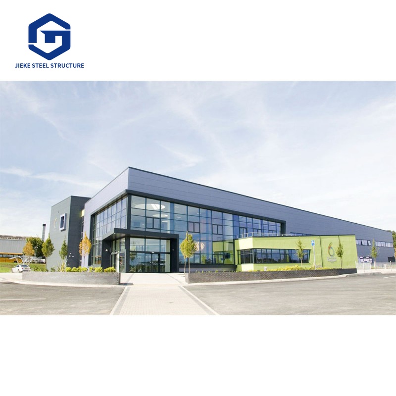 Modern Design Steel Structure Commercial Building Multi-Layer Prefabricated Office with Free Design