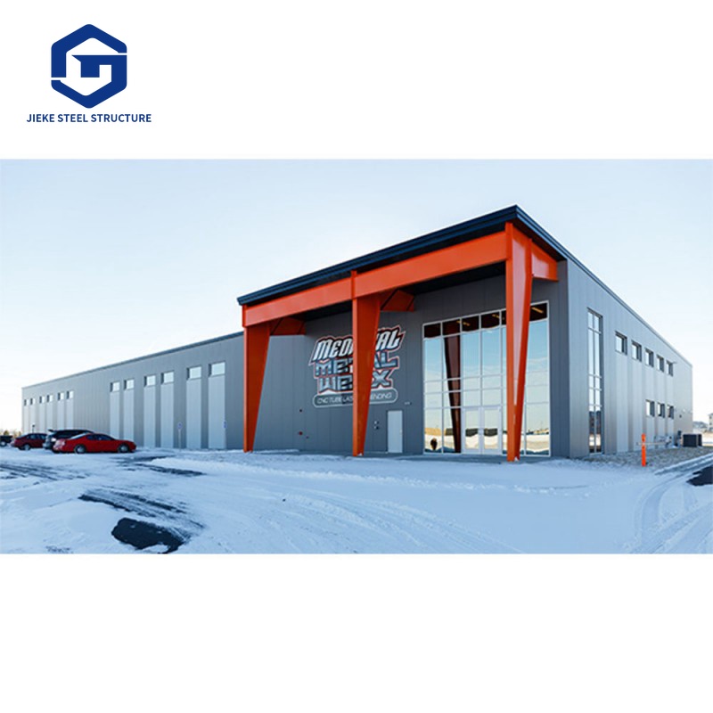 Modern Design Steel Structure Commercial Building Multi-Layer Prefabricated Office with Free Design