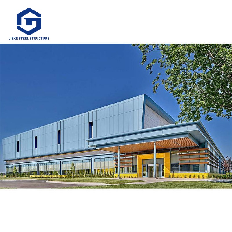 Multi-layer industrial steel structure building structure, suitable for shopping malls and commercial purposes
