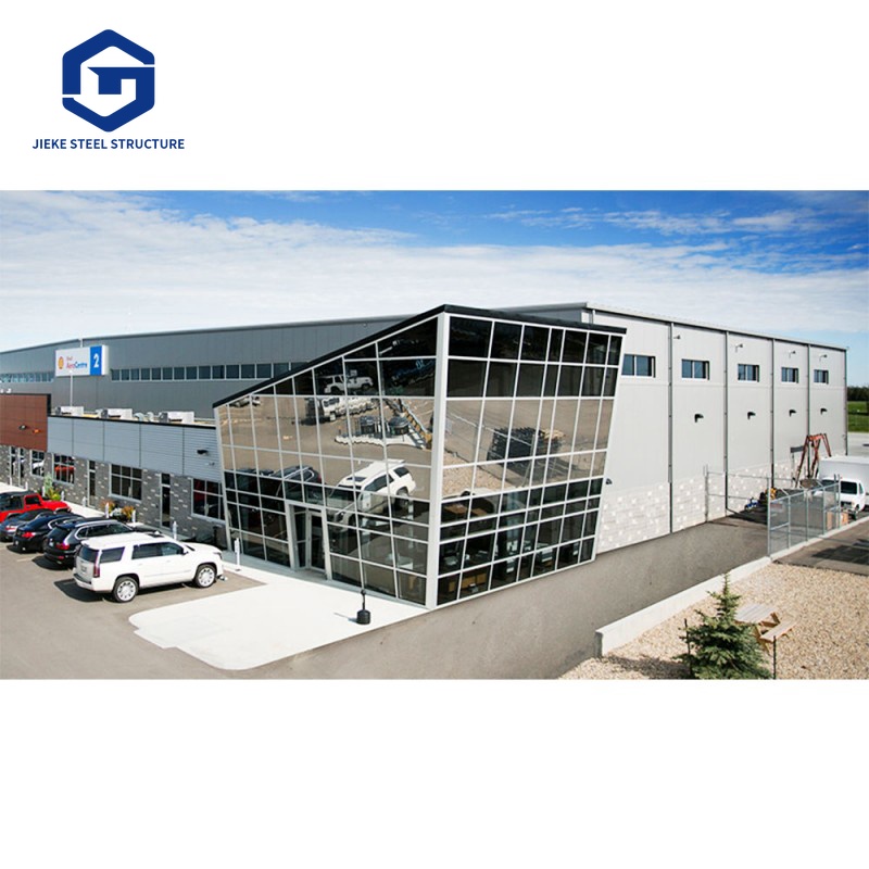 Multi-layer industrial steel structure building structure, suitable for shopping malls and commercial purposes