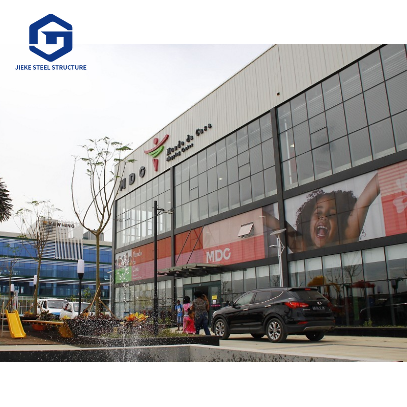 Prefabricated Steel Structure Building Low Cost Steel Frame Warehouse Multi-layer Steel Construction