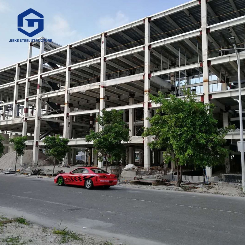 Customized Multi Story Light Steel Structure Commercial Office Hotel Garage Shed Buildings Steel Office Building