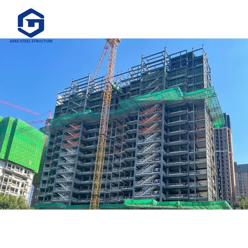 Customized Multi Story Light Steel Structure Commercial Office Hotel Garage Shed Buildings Steel Office Building