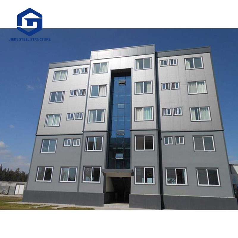 Customized Multi Story Light Steel Structure Commercial Office Hotel Garage Shed Buildings Steel Office Building