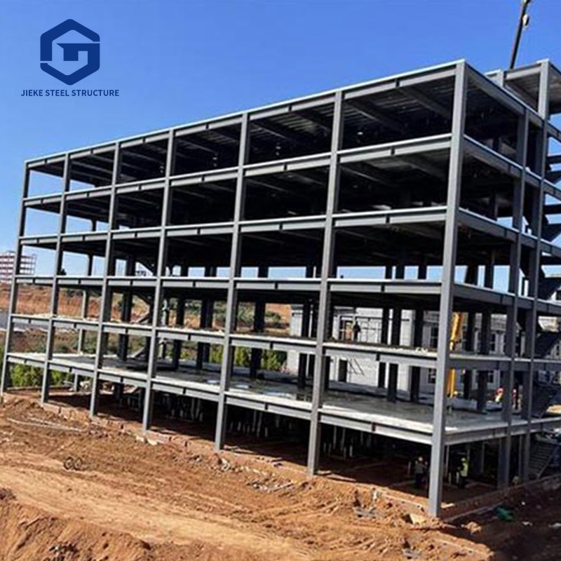 Customized Multi Story Light Steel Structure Commercial Office Hotel Garage Shed Buildings Steel Office Building