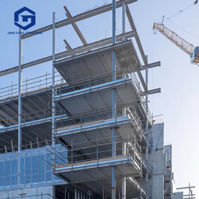 Customized Multi Story Light Steel Structure Commercial Office Hotel Garage Shed Buildings Steel Office Building