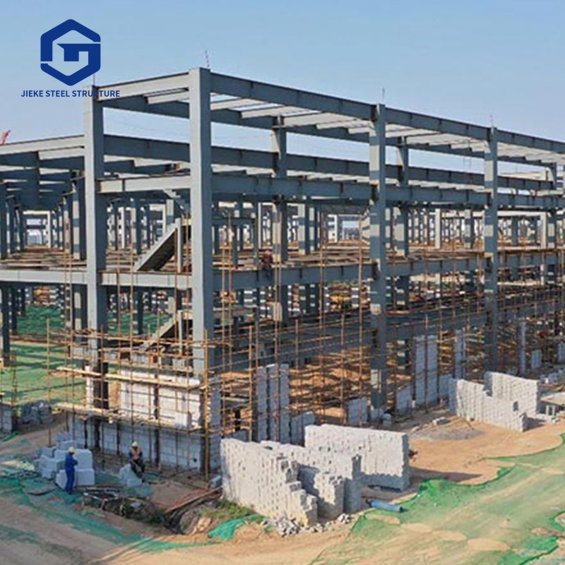 Customized Multi Story Light Steel Structure Commercial Office Hotel Garage Shed Buildings Steel Office Building