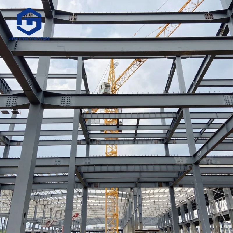 Structural Metal Building Materials Two Story Multi-story Steel Structure Warehouse Building Prefabricated