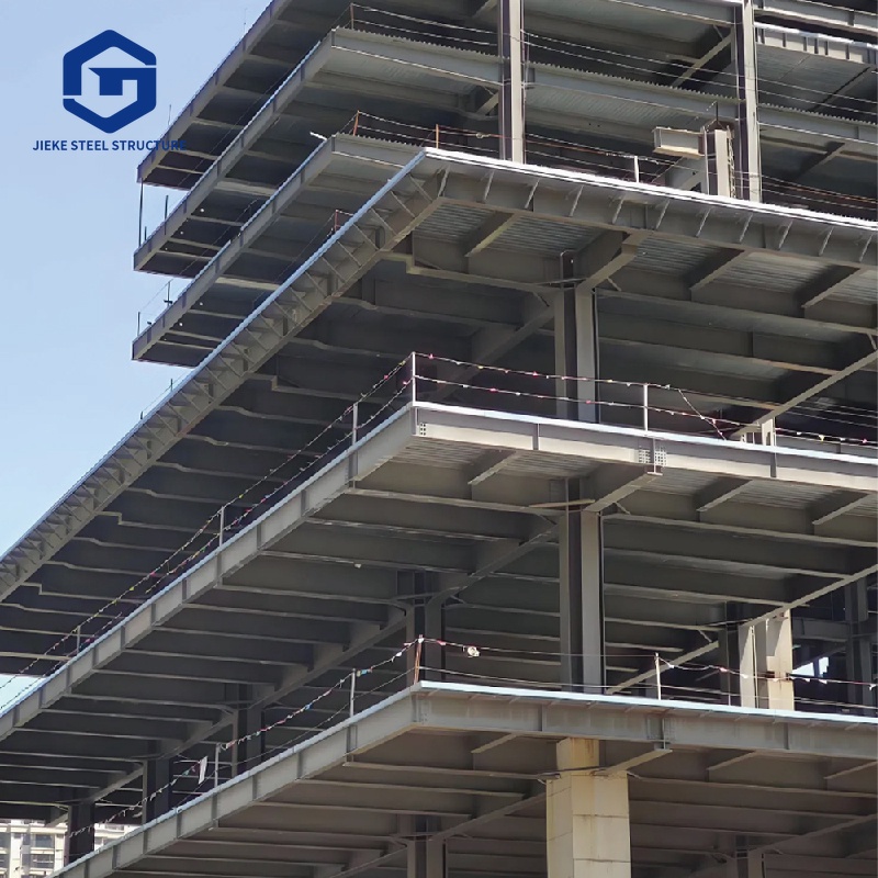 Multi-Layer Steel Buildings Industrial-Modern Design for Office Apartment Hotel Workshop and Shop