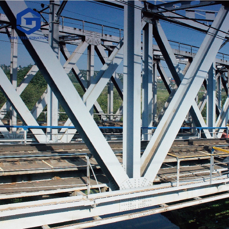 High Strength Prefabricated Long Span Steel Structure Pedestrian Portable Steel Bridge Truss Bailey Bridge
