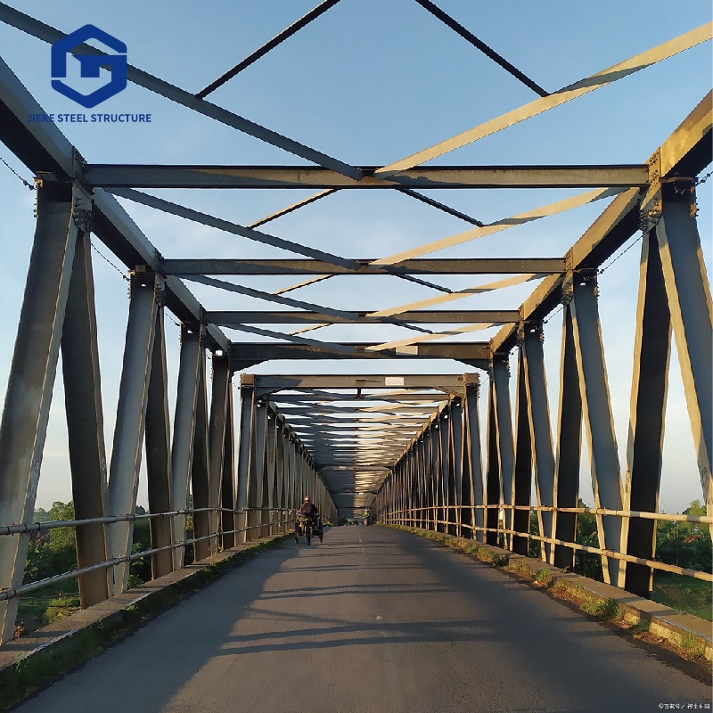 High Strength Prefabricated Long Span Steel Structure Pedestrian Portable Steel Bridge Truss Bailey Bridge