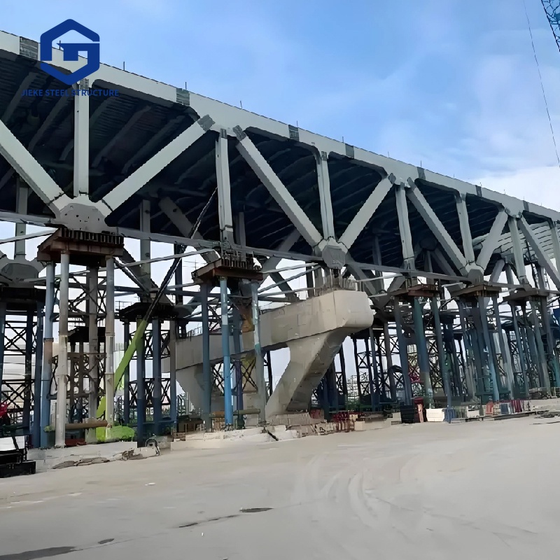 Steel Bridge Prefab Steel Truss Structure Bridge Design for Sale