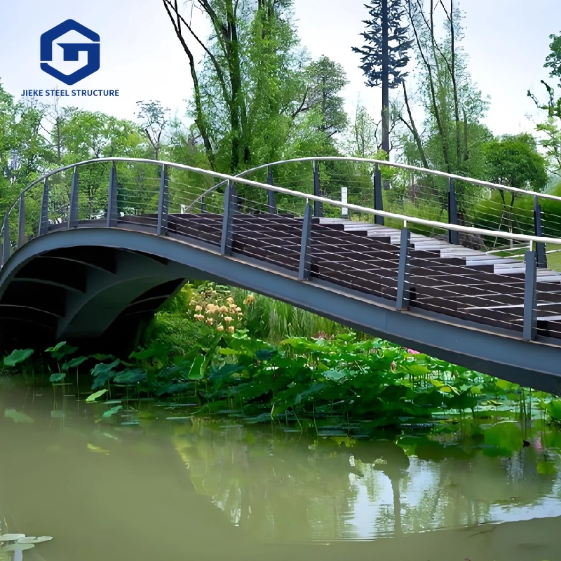 Steel Bridge Prefab Steel Truss Structure Bridge Design for Sale