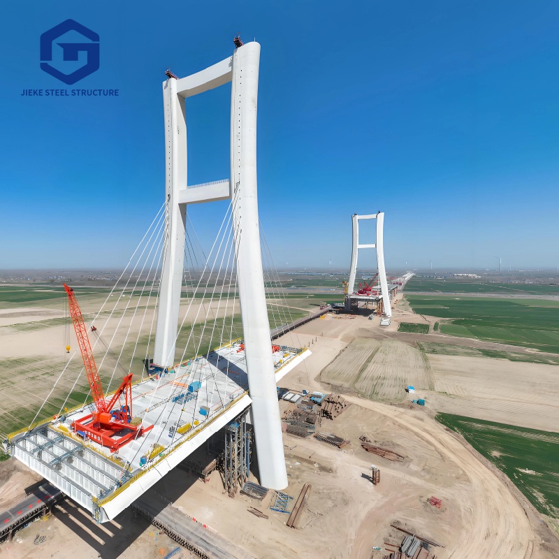 Steel Bridge Prefab Steel Truss Structure Bridge Design for Sale