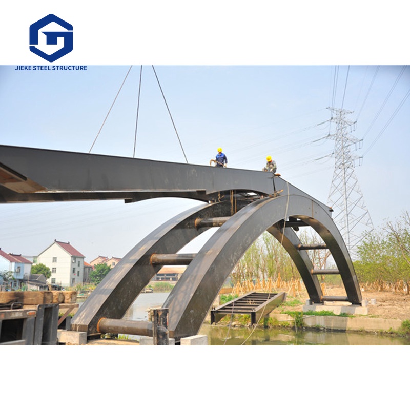 Wholesale Engineering long span Steel structure building OverPass Steel pedestrian Structure Bridge