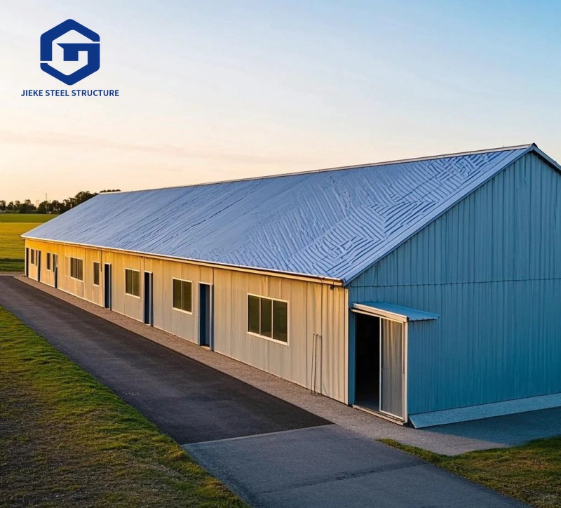 Quickly assembled prefabricated steel structure poultry farm shed construction layer chicken house