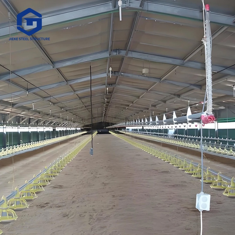 China Prefabricated Steel Structure Poultry House High-quality Metal Frame Building Chicken Farm