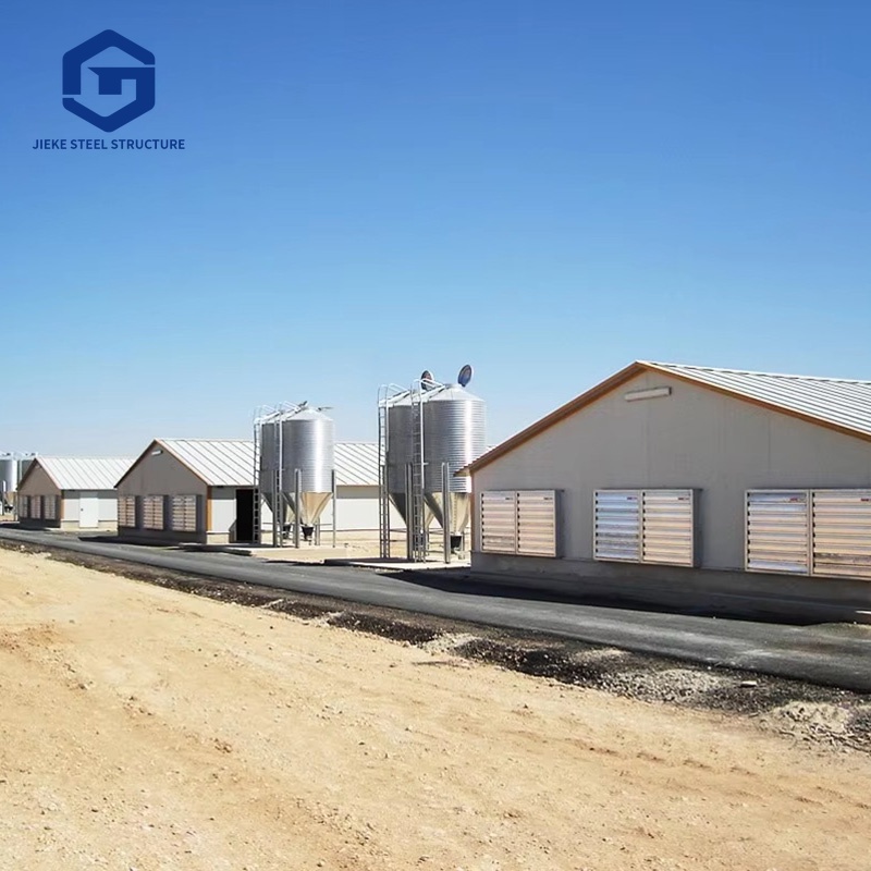 China Prefabricated Steel Structure Poultry House High-quality Metal Frame Building Chicken Farm