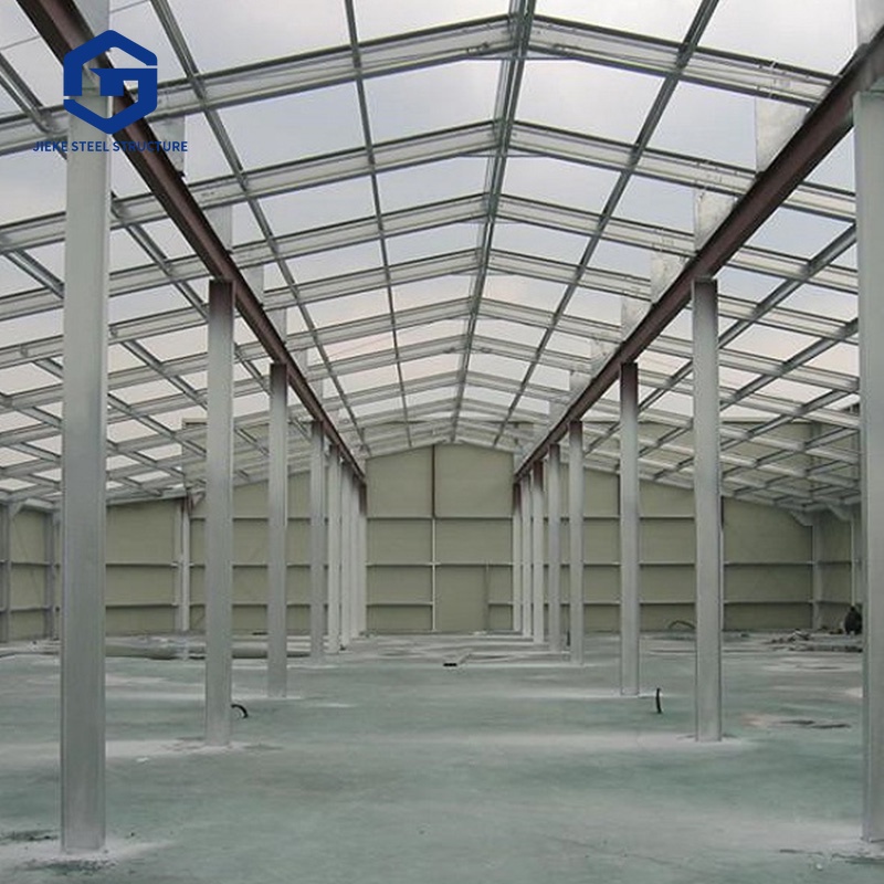 Large Scale Commercial Poultry Farm Prefabricated Metal Building Prefab Steel Structure Poultry House