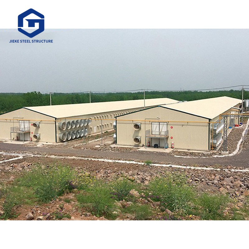Durable Factory Industrial Design Prefabricated Steel Farmhouse for Sheep Pigs Cow Poultry Cow Poultry Farmhouse