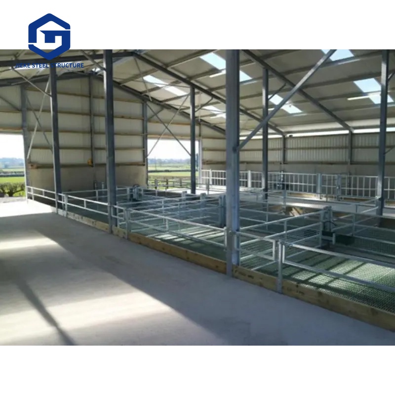 Large steel structure farmhouse building, suitable for sheep, cattle and pig farming