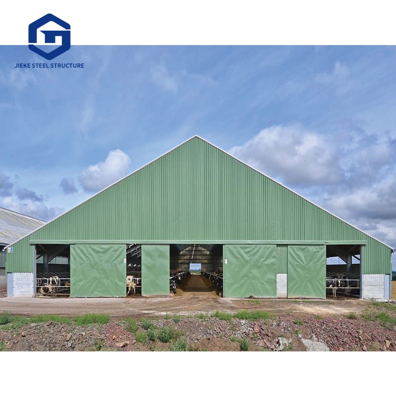 China Design Low Cost Prefabricated Steel Cow Cattle Sheep Chicken Poultry Farm Building House