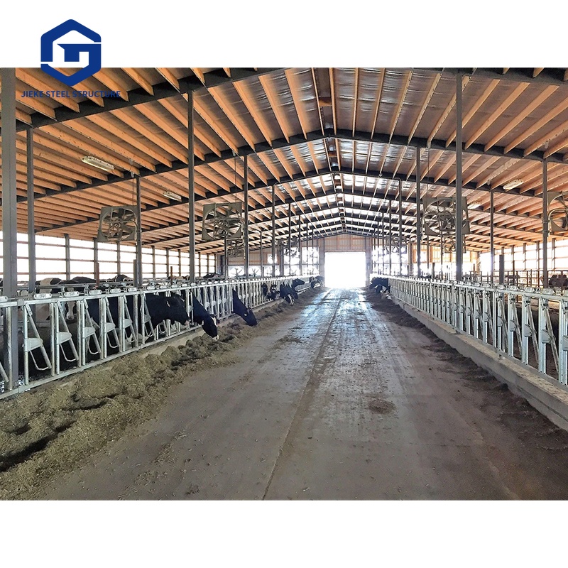 China Design Low Cost Prefabricated Steel Cow Cattle Sheep Chicken Poultry Farm Building House