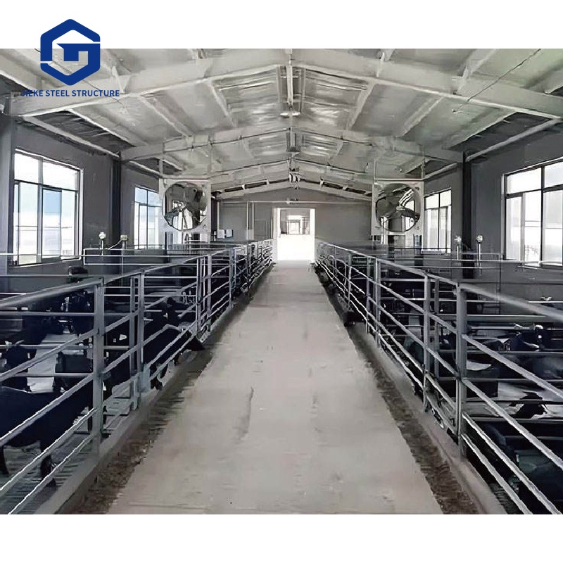 China Design Low Cost Prefabricated Steel Cow Cattle Sheep Chicken Poultry Farm Building House