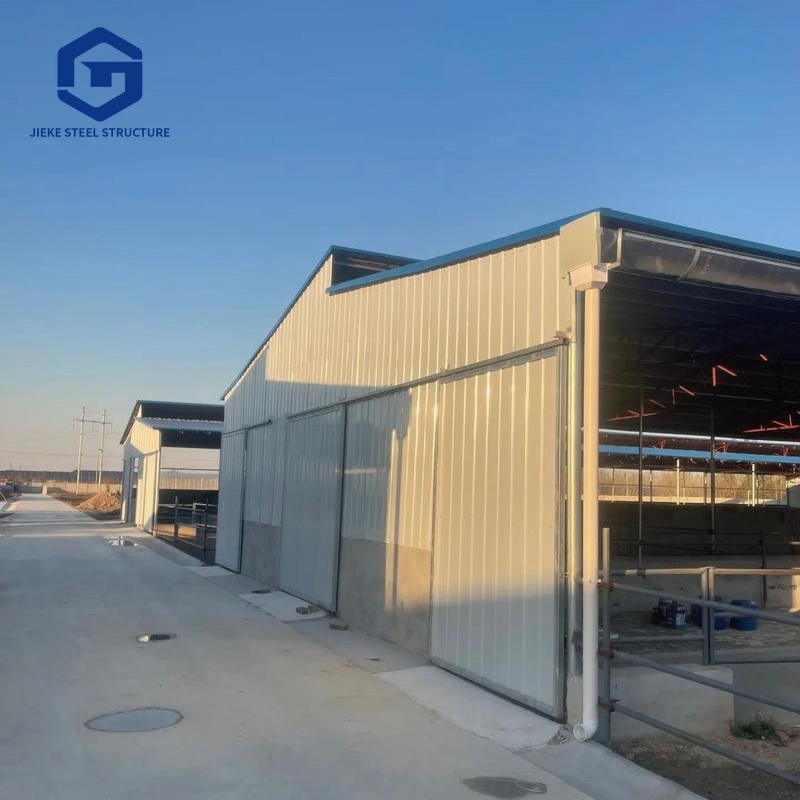 Construction of modern steel structure barns, prefabricated steel farmhouses, construction of barns, barn design, structural steel, barns