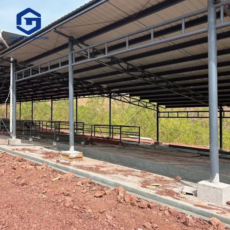 Construction of modern steel structure barns, prefabricated steel farmhouses, construction of barns, barn design, structural steel, barns
