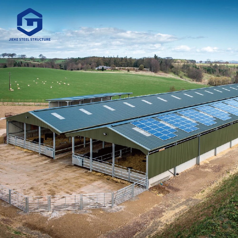 Construction of modern steel structure barns, prefabricated steel farmhouses, construction of barns, barn design, structural steel, barns
