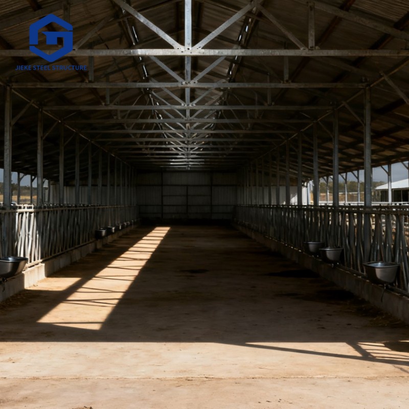 Prefabricated Steel Structure Chicken Coop & Cattle Shed Durable Anti-Corrosive for Livestock Farming