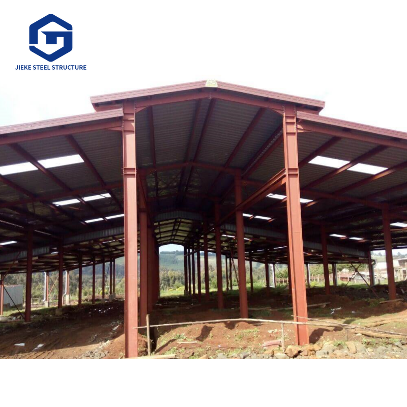Prefab Cow Sheds Light Steel Frame Cowshed Metal Structure Cattle Farml House Building Construction
