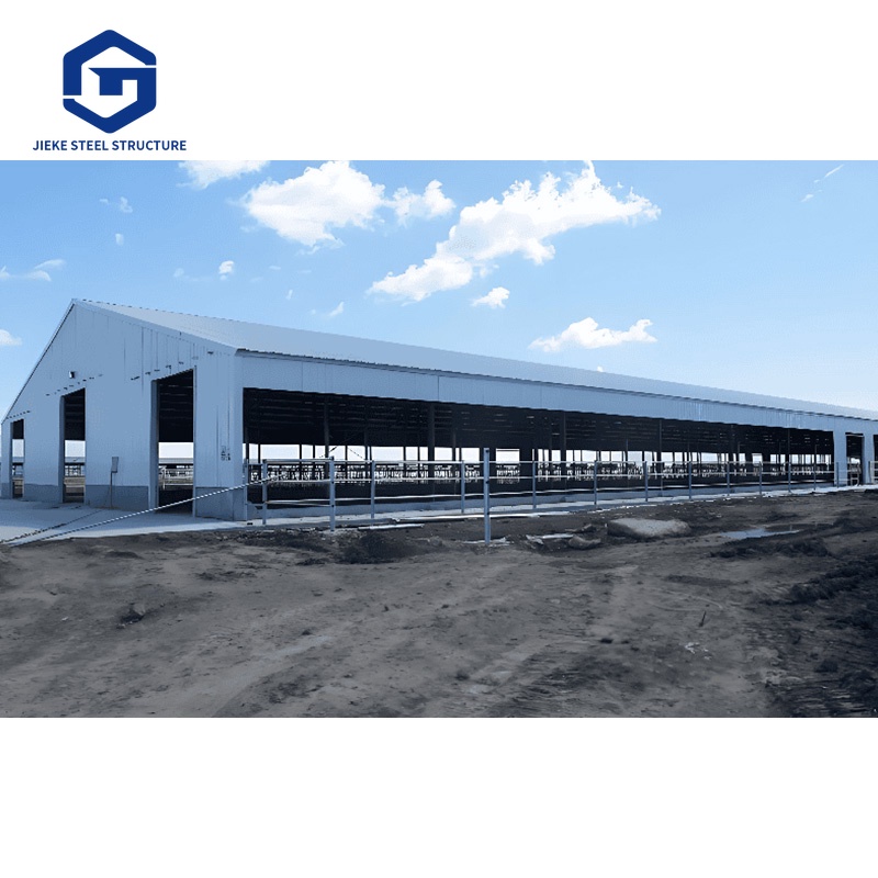 Farmhouse barn, cattle shed, steel structure prefabricated livestock shed