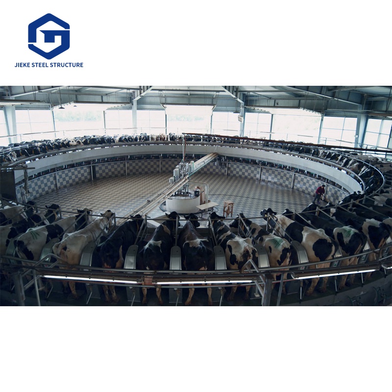 Prefabricated Poultry Shed FRP Plate Steel Structure Goat Sheep Cow Cattle House Farmhouse Jimei Precision Modern Design