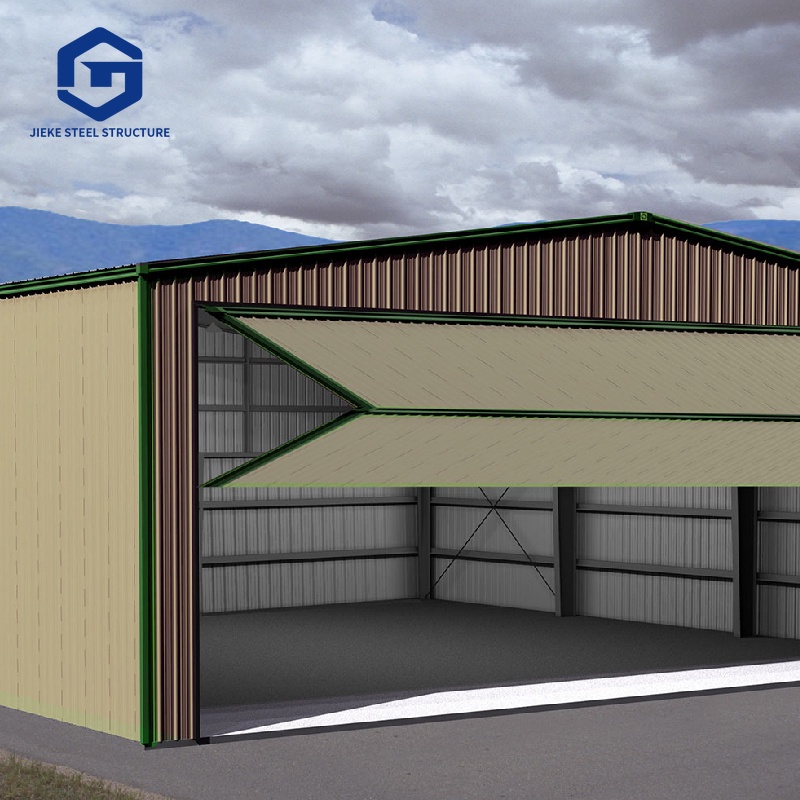 Customized Design Prefabricated Steel Structure Aircraft Hangar with Large Span Steel Frame Aircraft Hangar Building