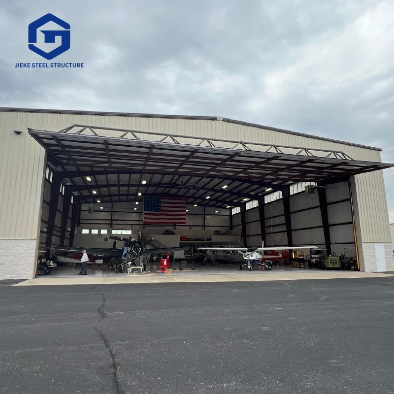 Steel Space Frame Warehouse Hangar Steel Structure Aircraft Hangar