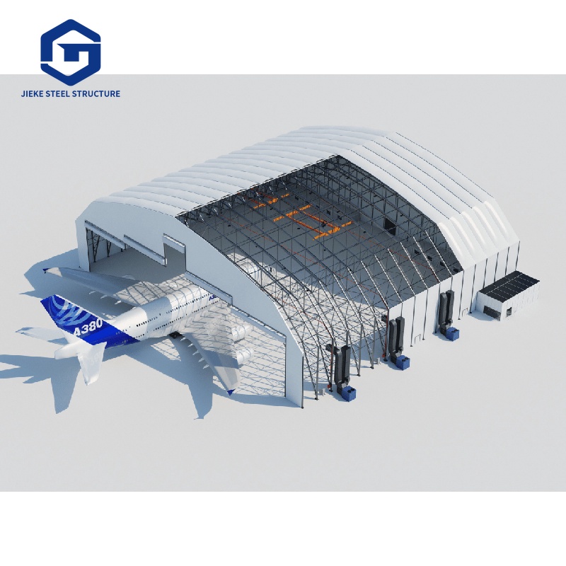 Simple installation of prefabricated steel structure buildings / workshops / aircraft hangars / building materials