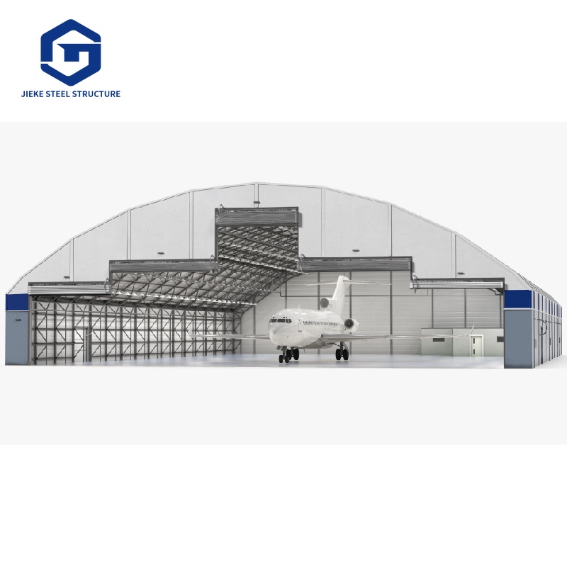 Simple installation of prefabricated steel structure buildings / workshops / aircraft hangars / building materials